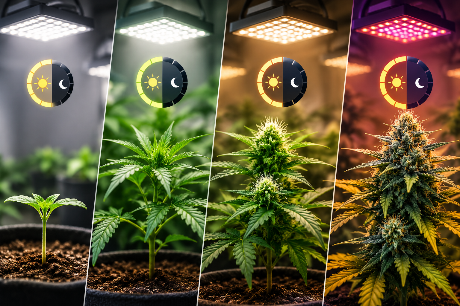 Best Light Cycles for Cannabis Growth