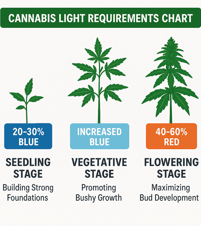 cannabis light spectrum requirements chart