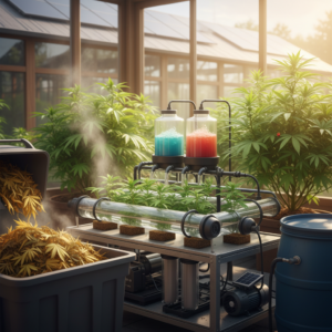 Convert a conventional cannabis grow to sustainable practices: step-by-step energy, water, pest and waste solutions to stop nutrient burn, yellowing leaves, and scale.