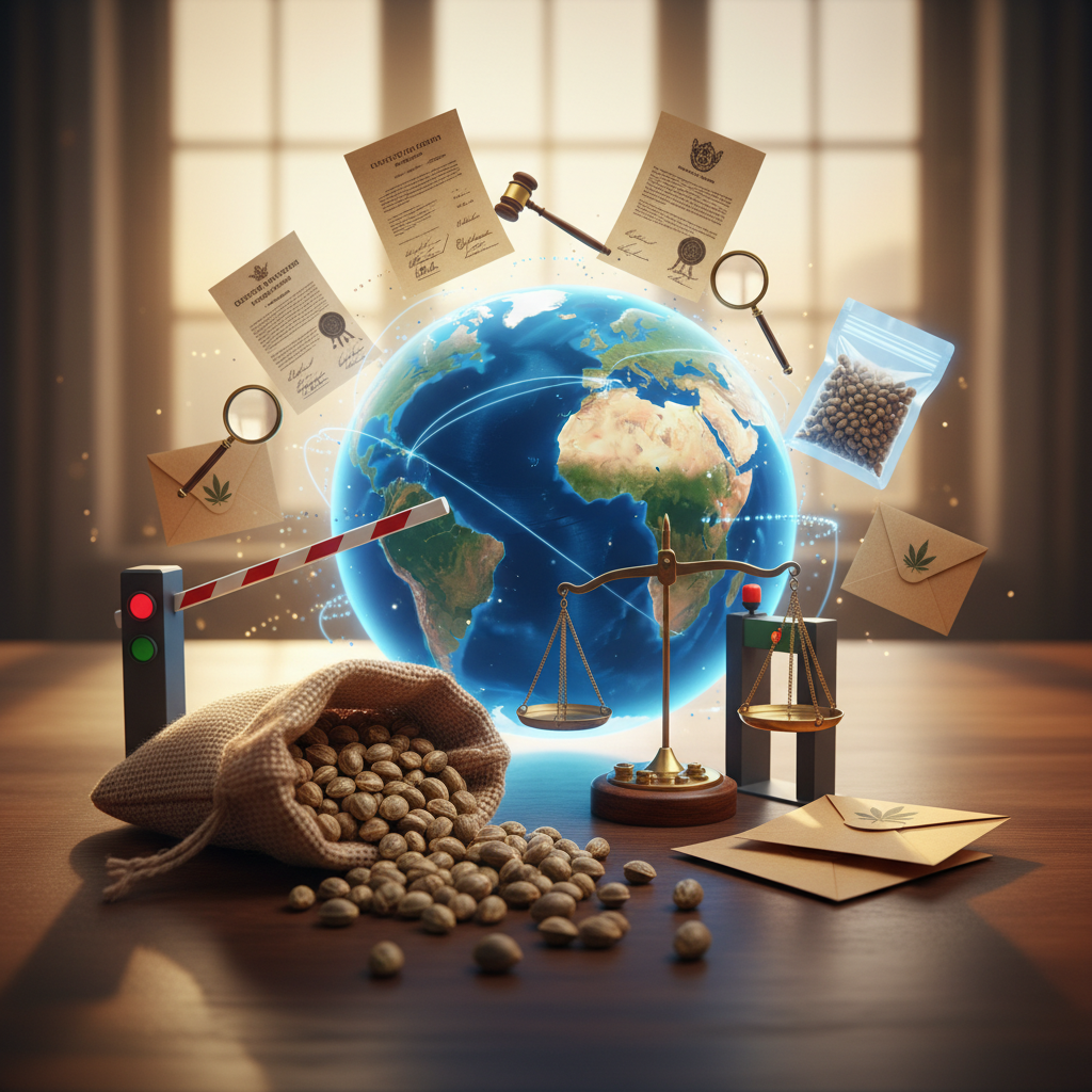 Comprehensive guide to seed shipping regulations worldwide: legal frameworks, documentation, risk mitigation, trackability, and handling seizures for sellers & buyers.