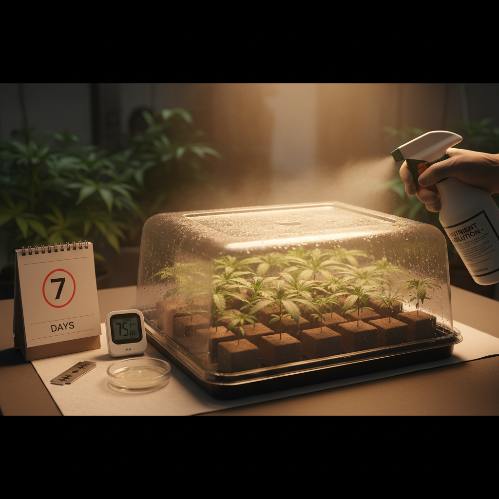 How to clone plant cuttings successfully: step-by-step cloning guide to prevent shriveling, optimize humidity, choose the right medium, and troubleshoot issues.