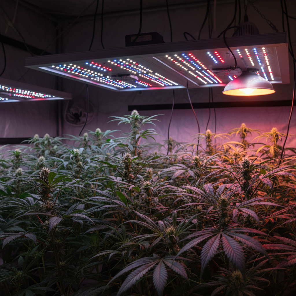Optimize cannabis grow lights to prevent stunted buds and stretched internodes. Learn LED, HPS, CFL, setup, timers, spectrum tuning and troubleshooting.