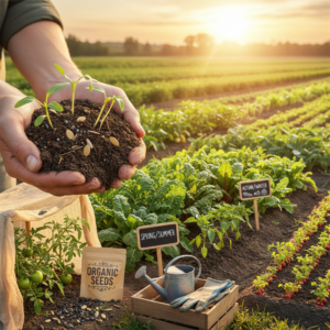 Seasonal planting guide: Weather-based organic steps to save tomatoes, manage heat-stressed seedlings, and time seeds. Season-by-season calendar, troubleshooting and pro tips.