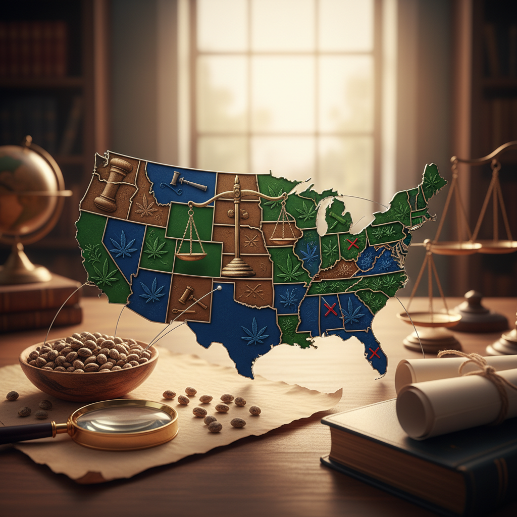 Cannabis seed legality explained: how seed sales, possession, and shipping work across U.S. states and internationally — practical guidance for buyers & sellers.