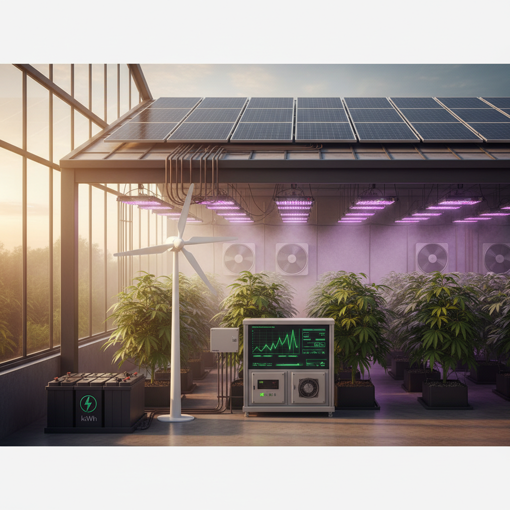 Reduce grow room energy bills with renewable energy for grow rooms: hybrid system design, incentives, installation, and efficiency tips to keep plants cool and costs down.