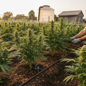 Irrigation during flowering: step-by-step techniques for small-scale growers to reduce water use—soil, mulching, canopy management, sensors, troubleshooting and monitoring.