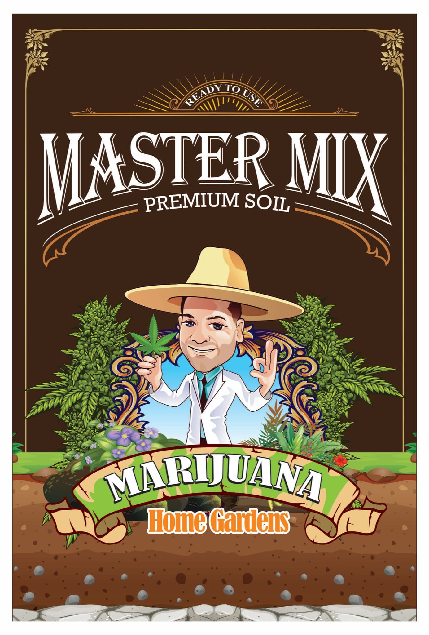 Master Mix Premium Marijuana Garden Soil Min