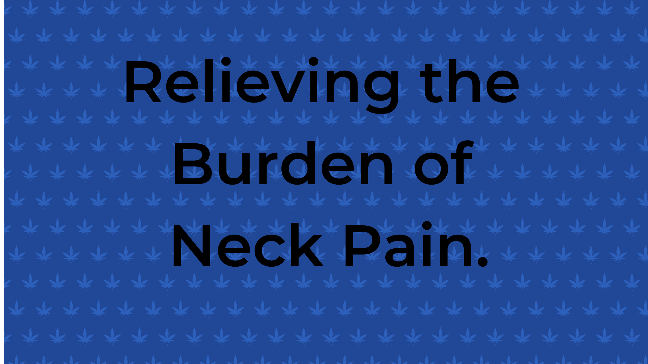Releasing The Burden Of Neck Pain 1